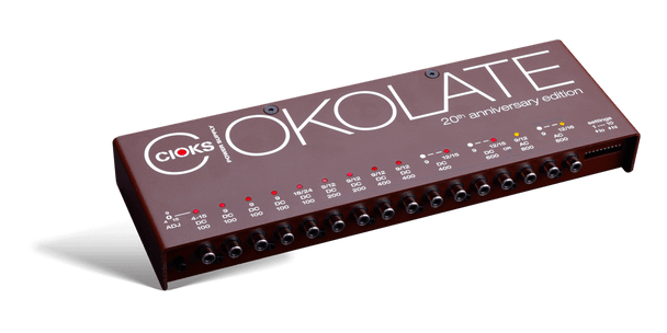 Cioks - CIOKOLATE - 12 Isolated Section Guitar Pedal Power Supply - 16-Output