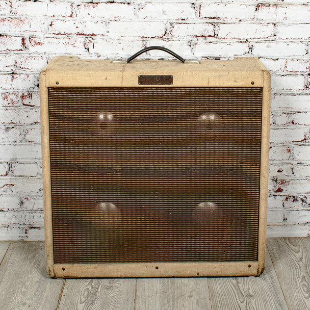 Fender 1958 5F6-A Bassman 4x10 Combo Amp, Re-tolexed, 'Replaced Speakers (ISS55754)