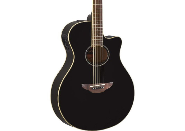Yamaha - APX600 BL - Acoustic-Electric Guitar - APC Thinline w/ Cutaway - Black