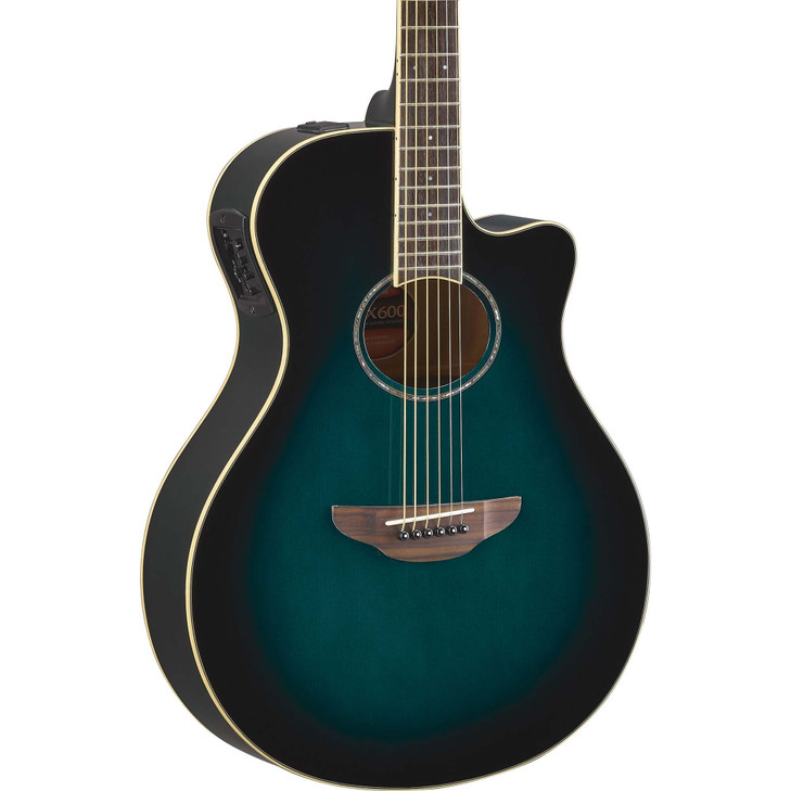 Yamaha - APX600 OBB - Acoustic-Electric Guitar w/ Thinline Cutaway - Oriental Blue Burst 