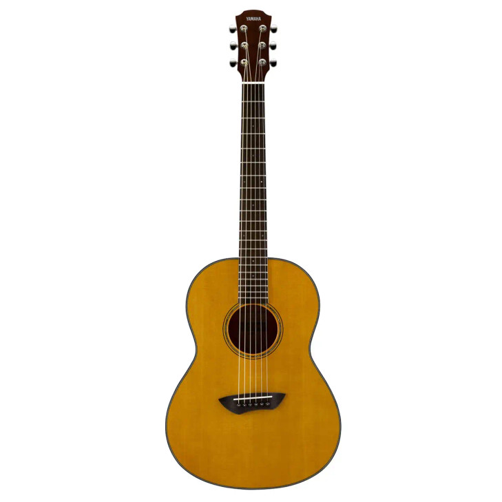 Yamaha - CSF1M VN - Parlor Acoustic-Electric Guitar - Mahogany Back and Sides, Solid Spruce Top - Vintage Natural