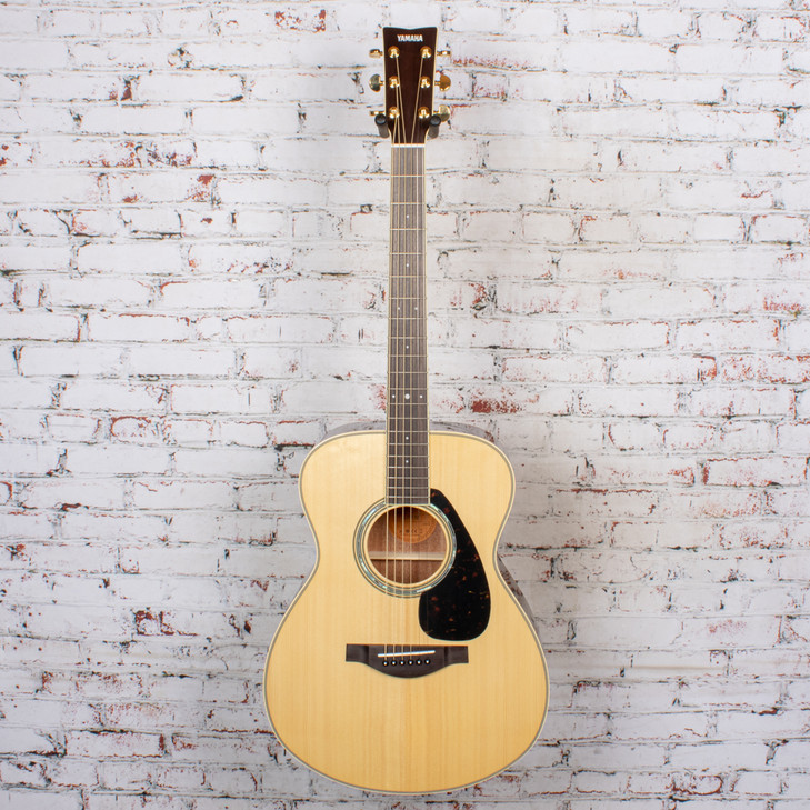 Yamaha - L Series LS6M ARE - Small Body Acoustic-Electric Guitar - Mahogany - Natural