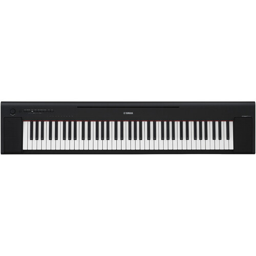 Yamaha - NP35B Piaggero - Ultra-Portable Digital Piano -  61-key - Black