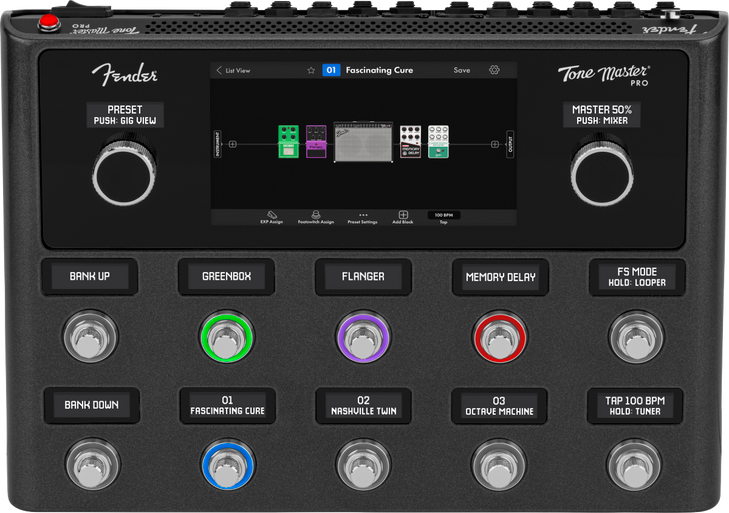 Fender Tone Master Pro Multi-effects Guitar Workstation