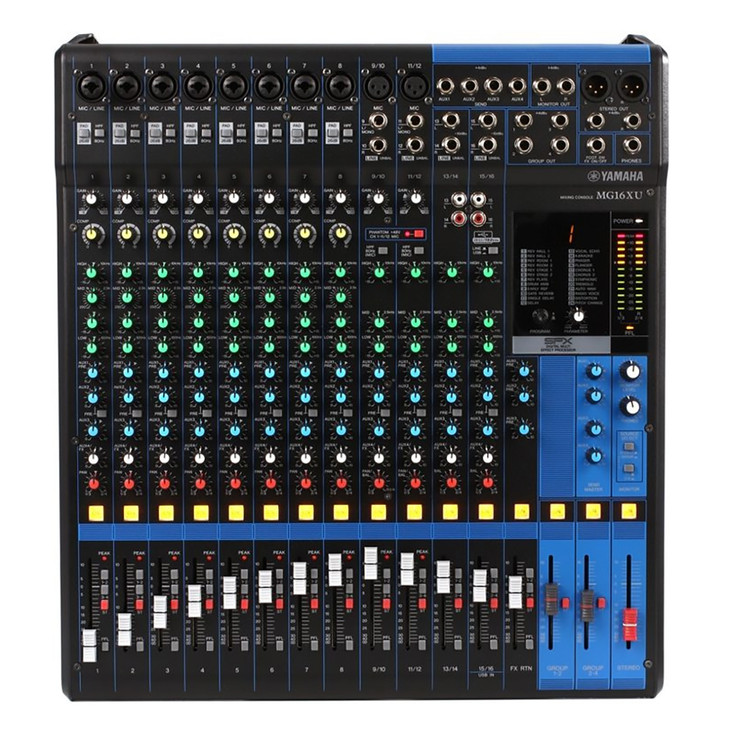 Yamaha MG16XU 16-channel Mixer with USB and FX 