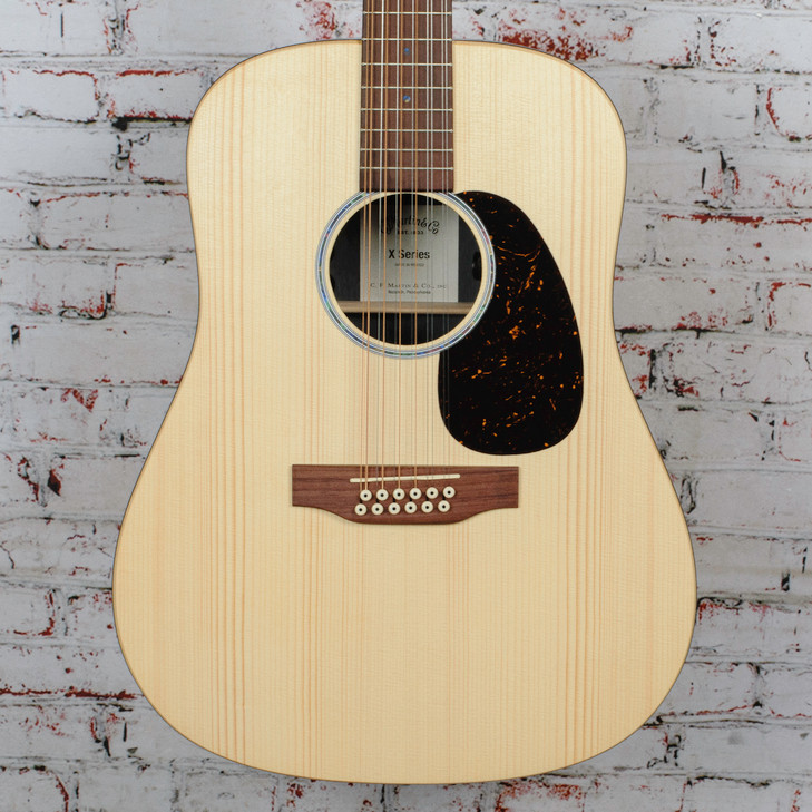 Martin - D-X2E BRAZ - 12-String Acoustic-Electric Guitar - Brazilian Rosewood - Natural - w/ Softshell Case