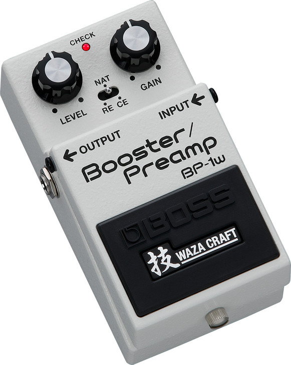 BOSS BP-1W Waza Craft Booster/Preamp Effects Pedal White