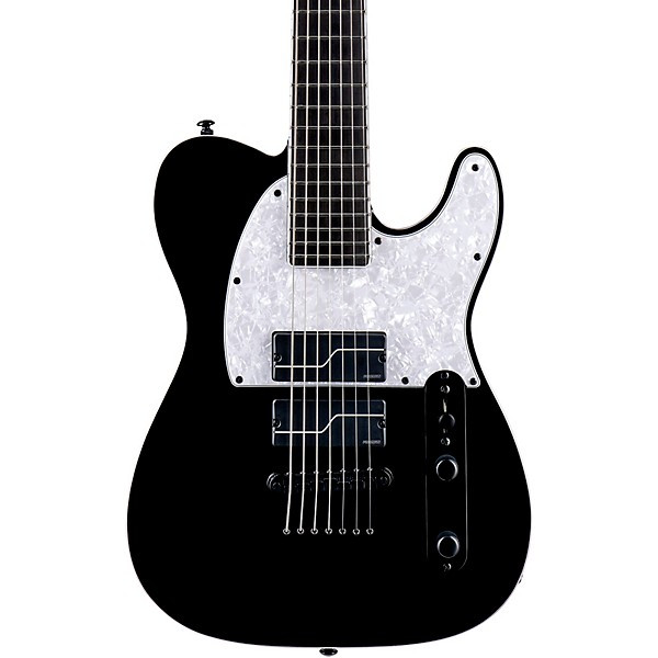 LTD ESP - SCT-607B - 7-String Baritone Electric Guitar -Black - w LTD ESP - SCT-607B - 7-String Baritone Electric Guitar -Black - w