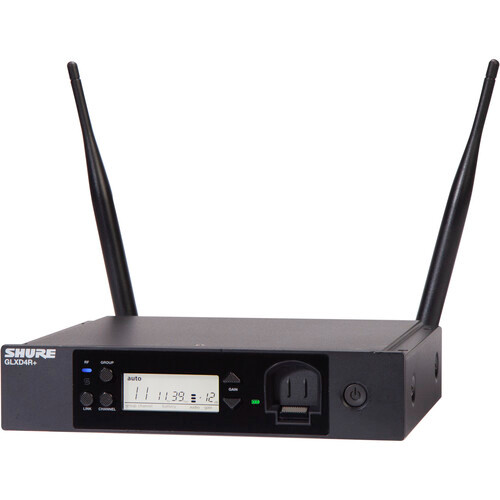 Shure - GLXD14R+/MX53-Z3 - Digital Wireless Rack System with MX153