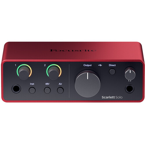 Focusrite - Scarlett Solo - USB-C Audio Interface - 4th Generation