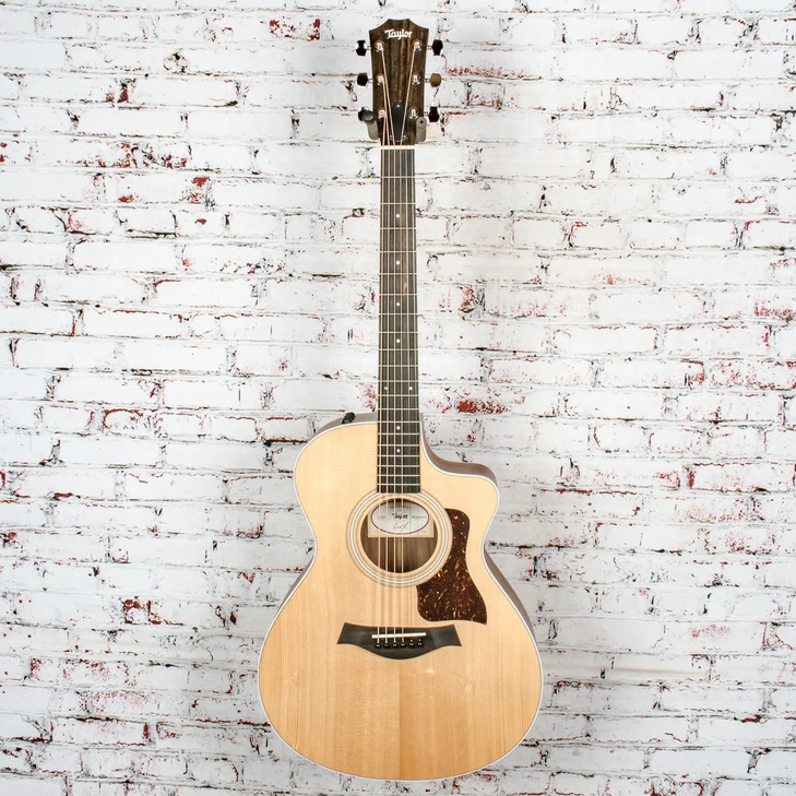 Taylor - DEMO 212ce - Acoustic-Electric  Guitar - Walnut/Spruce - Natural - w/ Gigbag