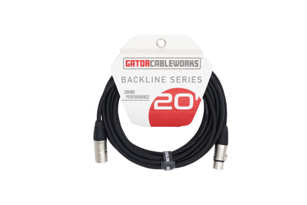 Gator - GCWB-XLR-20 - Backline Series - Microphone Cable - XLR - 20 Foot