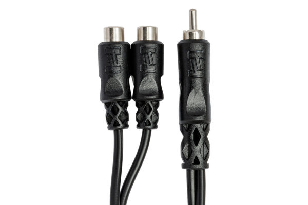 Hosa YRA-104 Y-Cable RCA to Dual RCA(F)