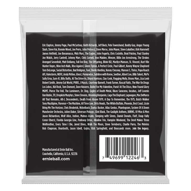 Ernie Ball Regular Slinky Stainless Steel Wound Electric Guitar Strings 10-46 Gauge