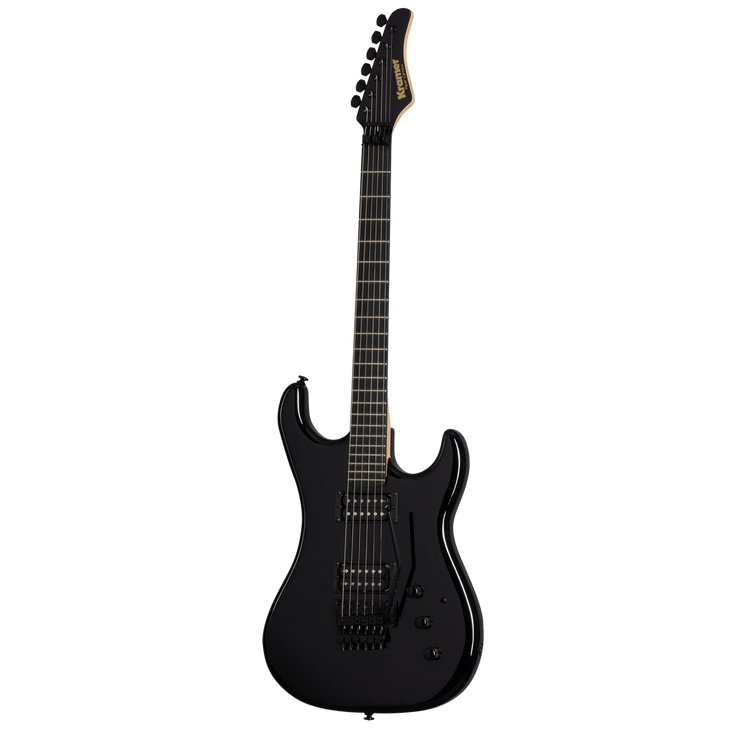 Kramer Pacer Carrera, Ebony, Black Floyd Rose (Incl. Premium Gig Bag)