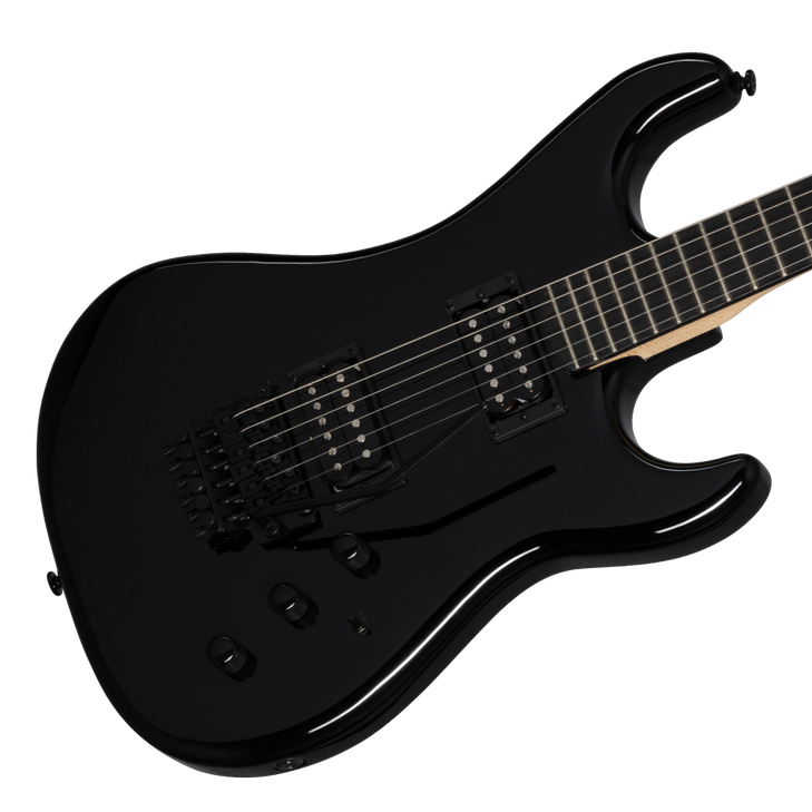 Kramer - Pacer Carrera - Electric Guitar w/ Black Floyd Rose - Ebony - w/ Premium Gig Bag