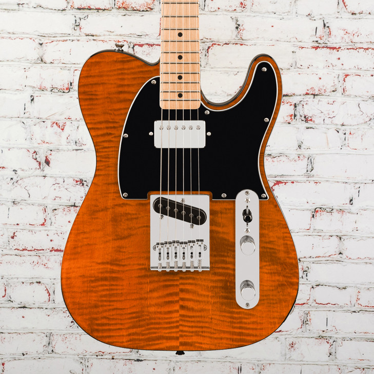 Squier Affinity Series Telecaster FMT SH, Maple Fingerboard, Black Pickguard, Mocha