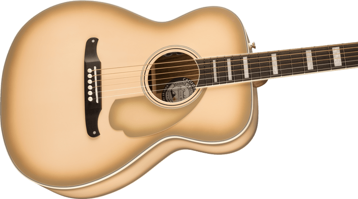 Fender - Limited Edition California Vintage Malibu - Acoustic-Electric Guitar w/ Antigua Pickguard - Antigua - w/ Vintage-Style Hardshell Case