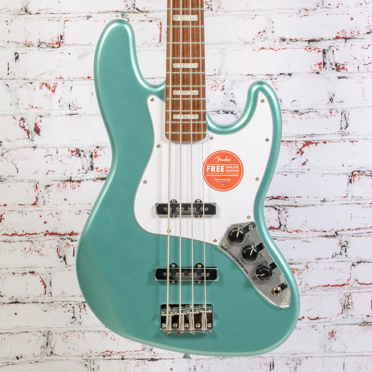 Squier - Affinity Series™ Active Jazz Bass® - Bass Guitar - Laurel Fingerboard - Mystic Sea Foam Green