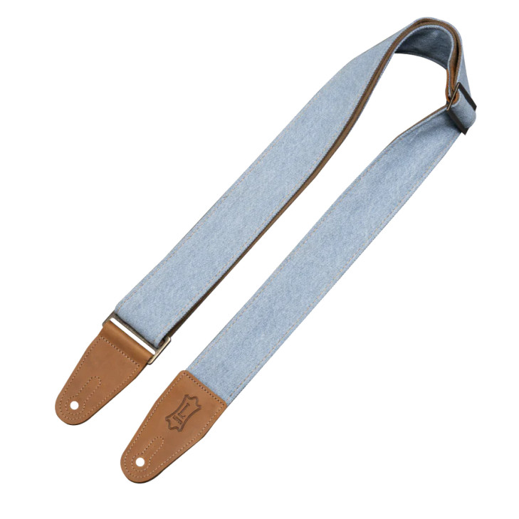 Levy's Leathers - M7DM-LTB - Denim Series - Guitar Strap - Light Blue Wash