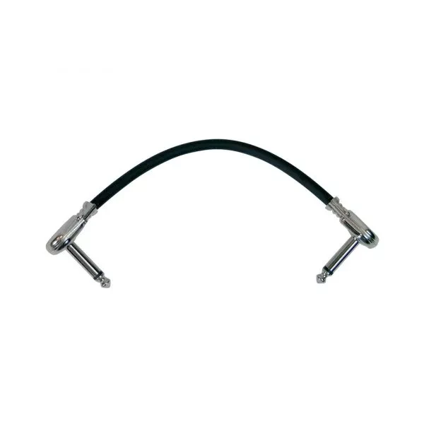 On-Stage 6 Patch Cable w/ Pancake Connectors Black