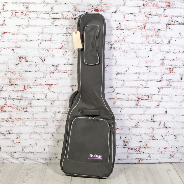 On-Stage - Padded Bass Guitar Gig Bag, Black - x6482 - USED
