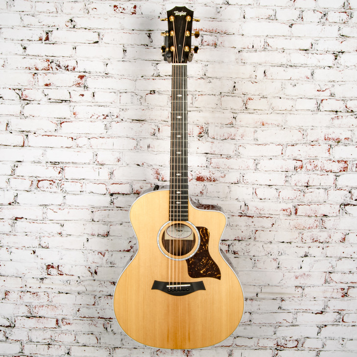 Taylor - Prototype 214ce DLX - Acoustic-Electric Guitar - Rosewood/Torrified Sitka - Natural - with  AeroCase - x3016 (N224002111007990000)