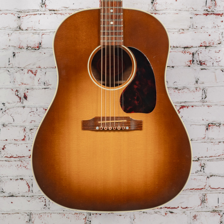 Gibson - Custom Shop J-45E Koa Acoustic Electric Guitar, English Walnut - w/OHSC - x7010 - USED