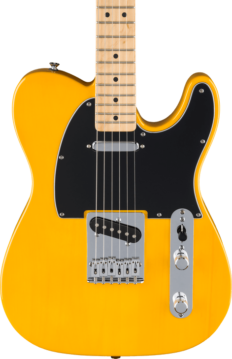 Fender - Standard Telecaster® - Electric Guitar - Maple Fingerboard - Butterscotch Blonde w/ Black Pickguard