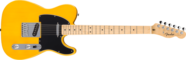 Fender - Standard Telecaster® - Electric Guitar - Maple Fingerboard - Butterscotch Blonde w/ Black Pickguard