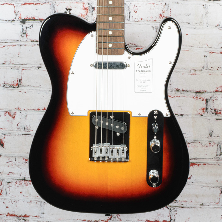 Fender - Standard Telecaster® - Electric Guitar - Laurel Fingerboard - 3-Color Sunburst w/ White Pickguard