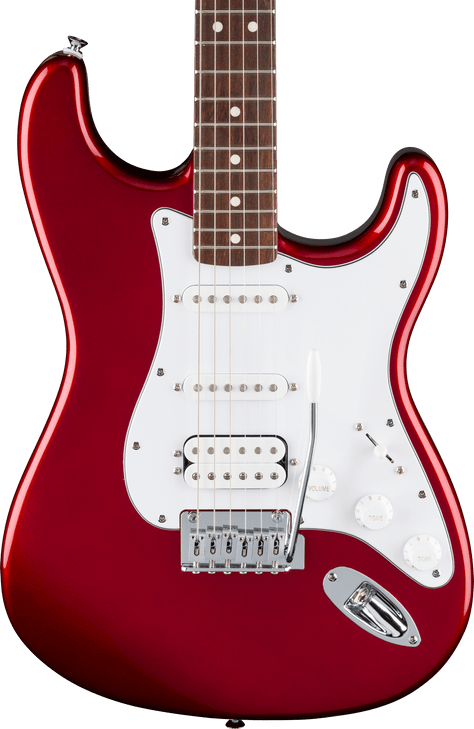 Fender - Standard Stratocaster® - Electric Guitar - HSS - Laurel Fingerboard - Candy Cola w/ White Pickguard