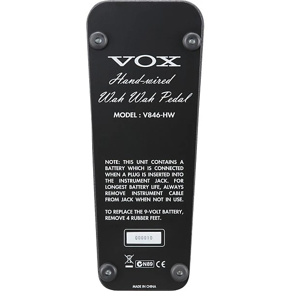 Vox - V846HW - Hand-Wired Wah Pedal