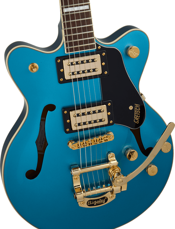 Gretsch - G2655TG Streamliner™ - Semi-Hollow Electric Gutiar w/ Center Block Jr. Double-Cut with Bigsby® - LTD - Laurel Fingerboard - Riviera Blue