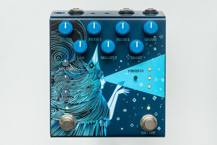 Old Blood Noise Endeavors - Dark Star V3 - Stereo Soundscape Reverb Pedal - Standard Blue