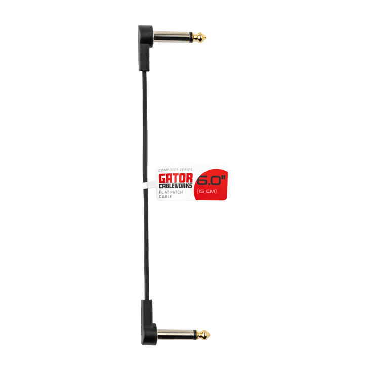 Gator Composer Series Flat Patch Cable - 6 inch