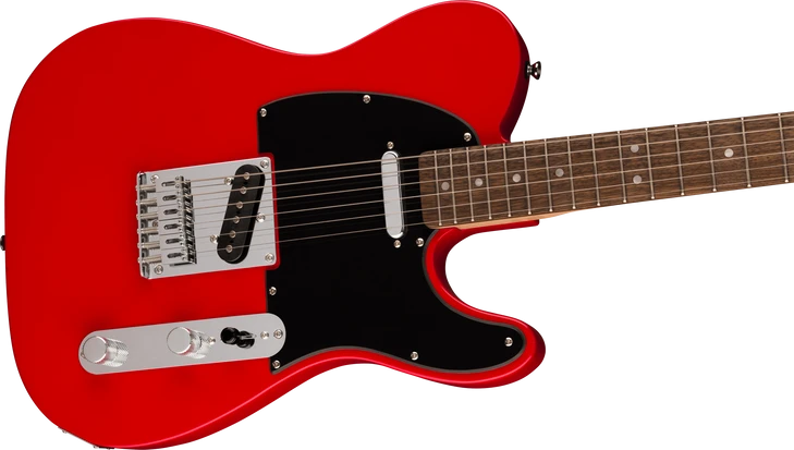 Squier Squier Sonic Telecaster, Laurel Fingerboard, Black Pickguard, Torino Red