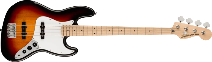 Squier - Affinity Series™ - Jazz Bass® Guitar - Maple Fingerboard - 3-Color Sunburst (0378602500)