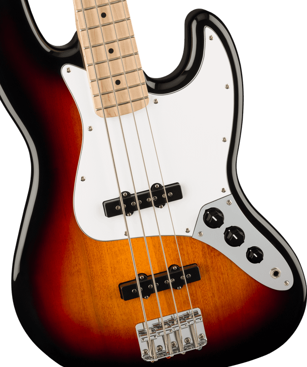 Squier - Affinity Series™ - Jazz Bass® Guitar - Maple Fingerboard - 3-Color Sunburst (0378602500)