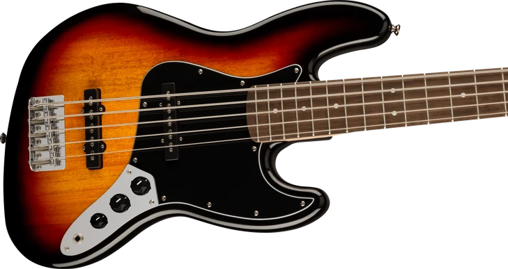 Squier - Affinity Series Jazz Bass V - 5-String Bass Guitar - Laurel Fingerboard - 3-Color Sunburst (0378651500)