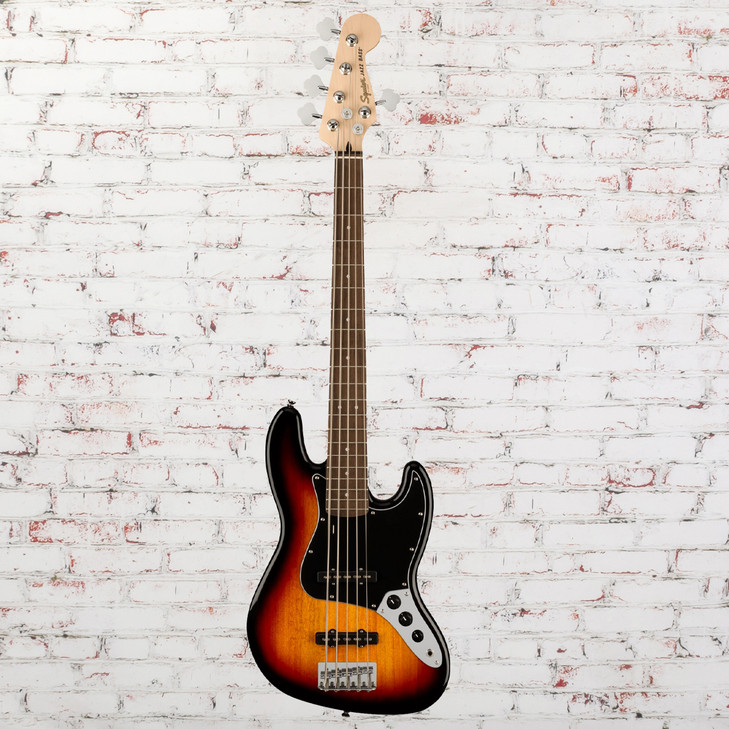 Squier - Affinity Series Jazz Bass V - 5-String Bass Guitar - Laurel Fingerboard - 3-Color Sunburst (0378651500)