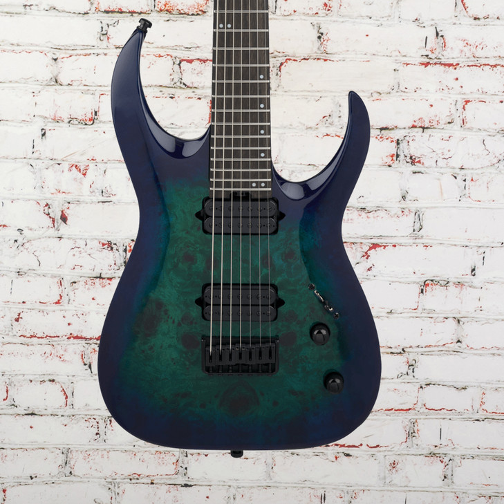Jackson Pro Series Signature Misha Mansoor Juggernaut HT7P, Ebony Fingerboard, Chlorine Burst USED 