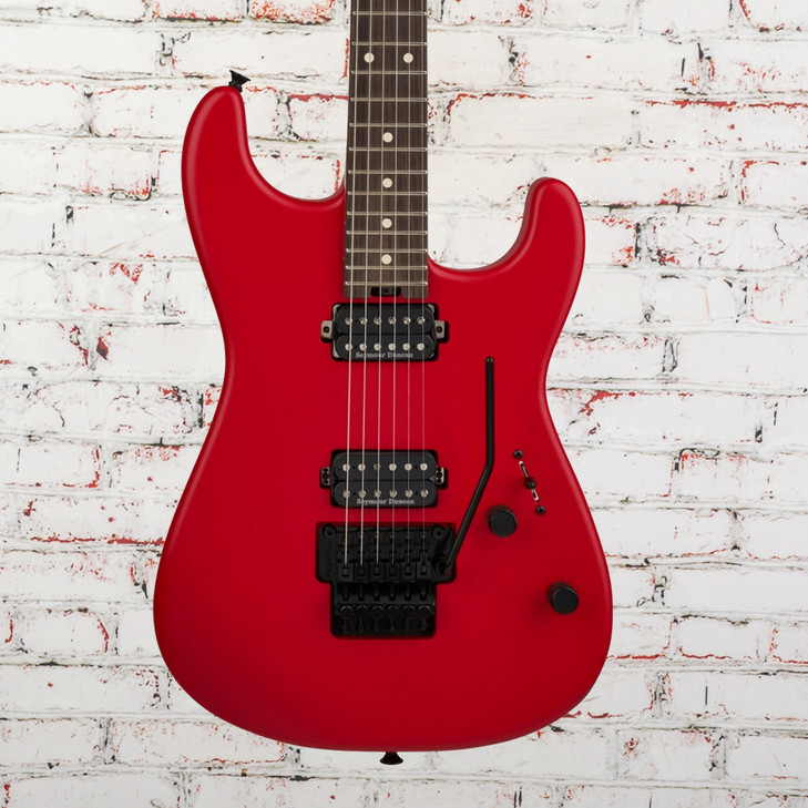 Charvel - Pro-Mod San Dimas Style 1 HH FR RW - Electric Guitar w/ Rosewood Fingerboard - Satin Racing Red