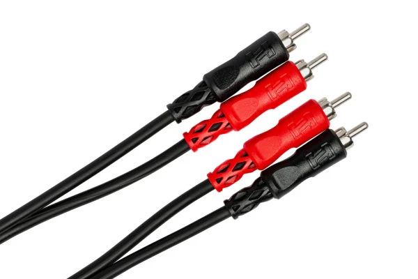 Hosa - CRA-202 - Stereo Interconnect Cable - Dual RCA to Same - 2 m