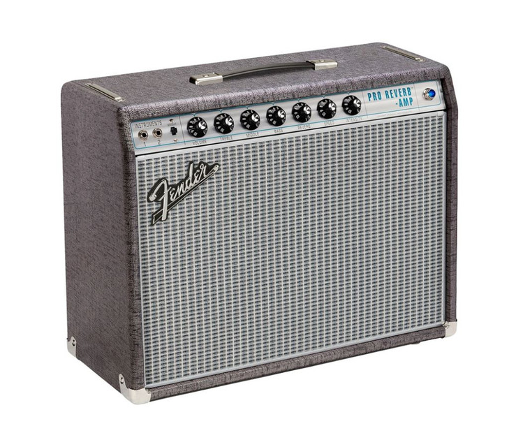 Fender - '68 Custom Pro Reverb Combo Amplifier - 40w 1x12 - Pewter 