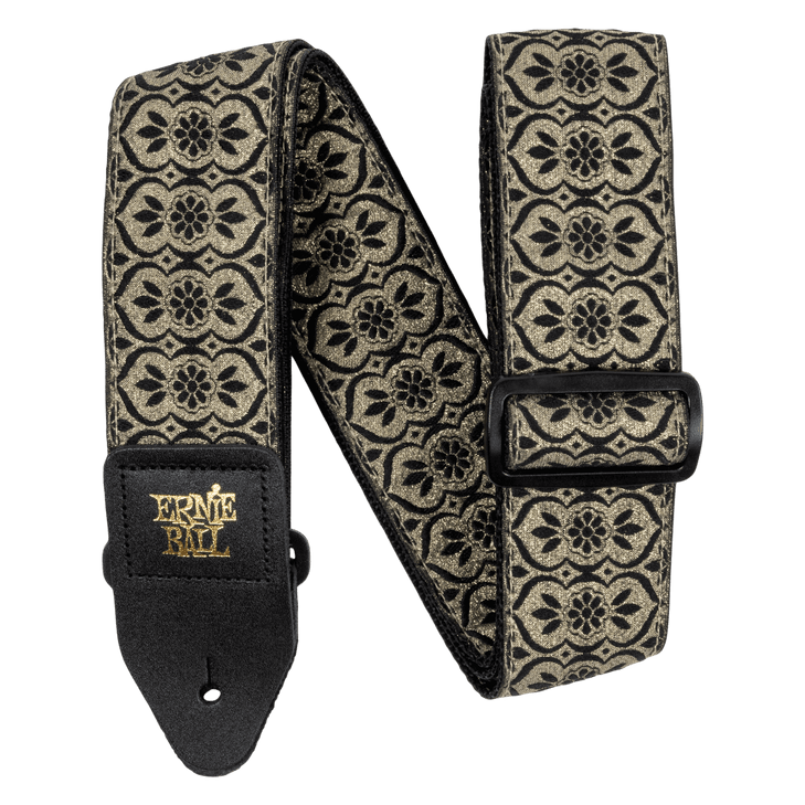 Ernie Ball - P05628 - Classic Jacquard Guitar/Bass Strap - Golden Garden
