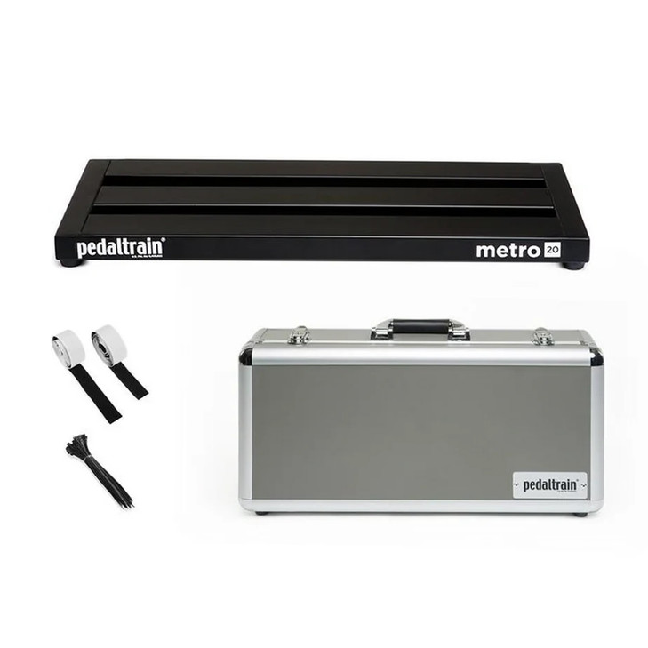 Pedaltrain - PT-M20-HC - Metro 20 Pedalboard - 20-inch x 8-inch - w/ Hardshell Case