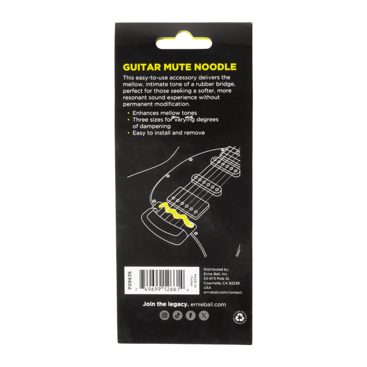 Ernie Ball - P09636 - Guitar Mute Noodle