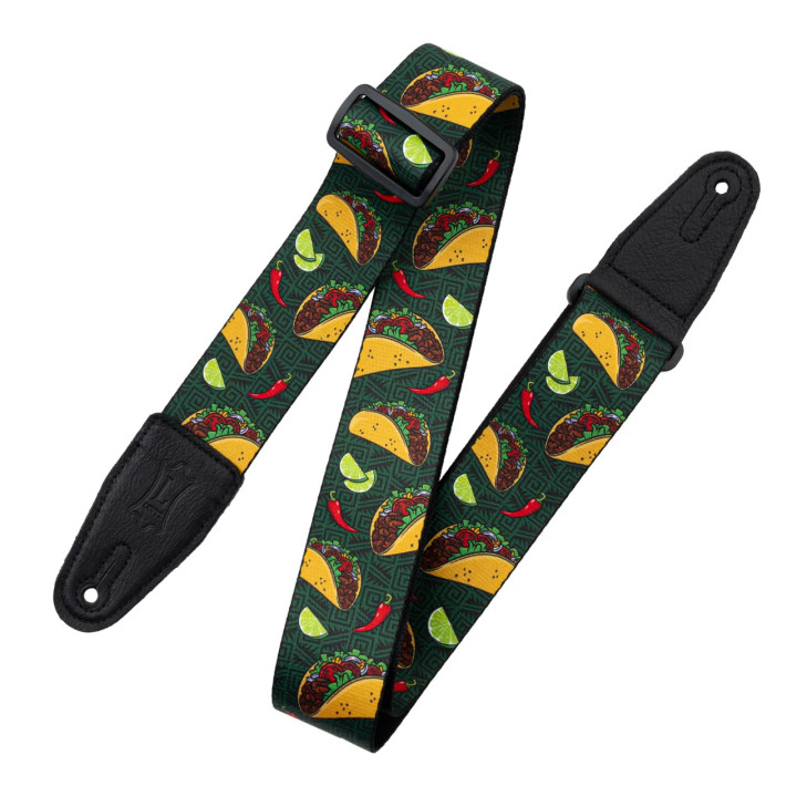 Levy's Leather's - MP2TG-005 - Tasty Grooves Series - Guitar Strap - Taco Time