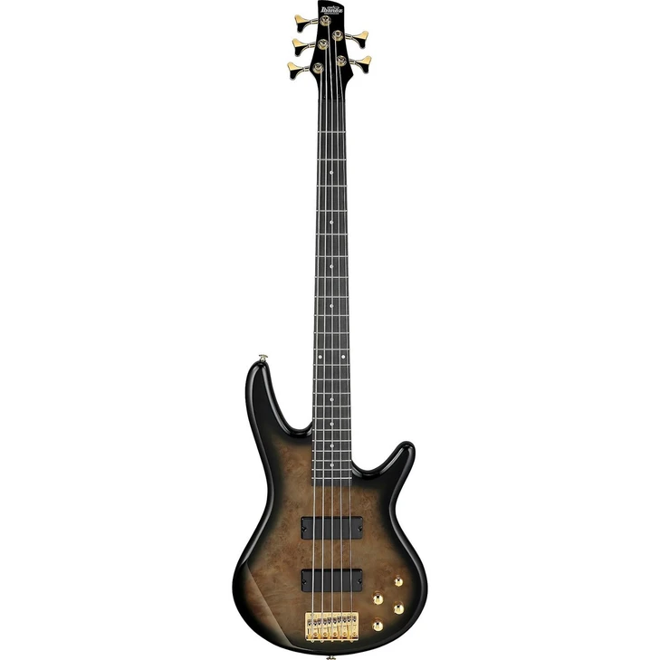 Ibanez - Gio GSR205PC - 5-String Bass Guitar - Transparent Pale Black Burst